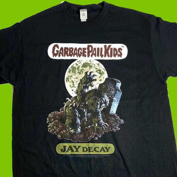 Garbage Pail Kids "Jay Decay" NWOT Adult L Black Tee by Gildan - Picture 1 of 6